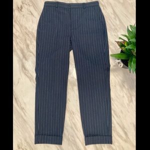 LAUREN RALPH LAUREN Navy Pinstriped Pants